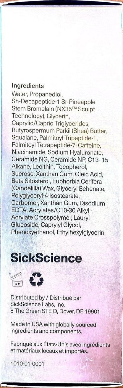 SickScience ShapeShift Advanced Jaw & Neck Firming Serum Women & Men, 1.7oz