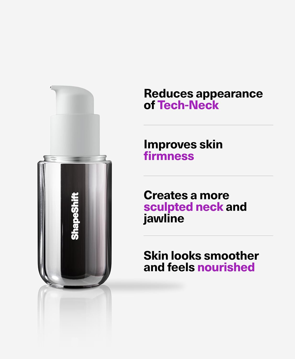 SickScience ShapeShift Advanced Jaw & Neck Firming Serum Women & Men, 1.7oz